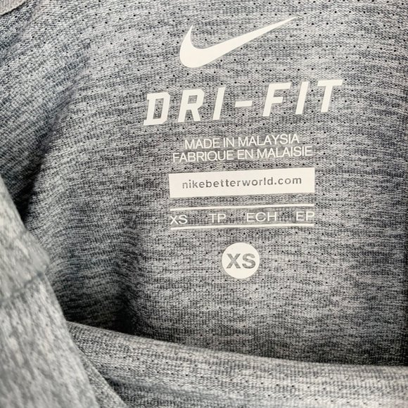 Nike Dri Fit Running Hoodie Size XS in Gray - Picture 6 of 8